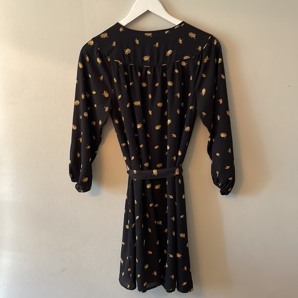 Tie waist mini dress in French daisies Madewell NWT - Picture 9 of 9